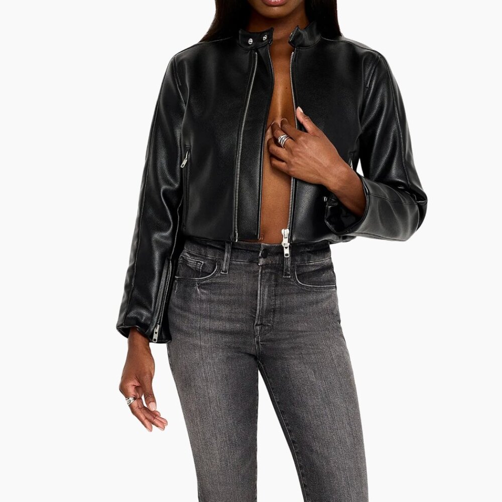 NWT Good American Moto Jacket
